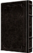 Picture of Signature Leather Collection Full-Size HEBREW/ENGLISH Tehillim Black Charcoal