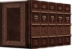 Picture of Machzor 5 Vol Pocket Slipcased SET Sefard Yerushalayim Hand-Tooled 2 Tone leather